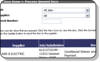Queued Lien Releases